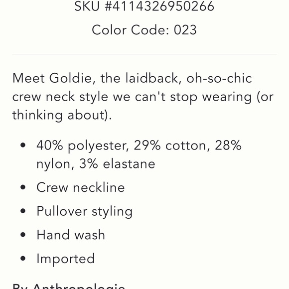 Anthropologie Goldie 3/4 Sleeve Studded Sweater, Size XL, Gray - Picture 9 of 9